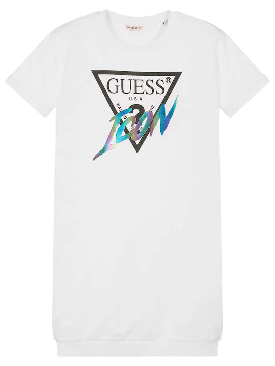 Guess Kids Dress Short Sleeve White