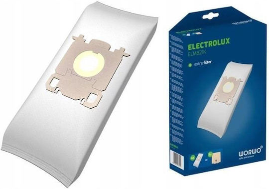 Worwo ELMB21K Sac Aspirator 4buc Compatibil cu Aspirator Electrolux