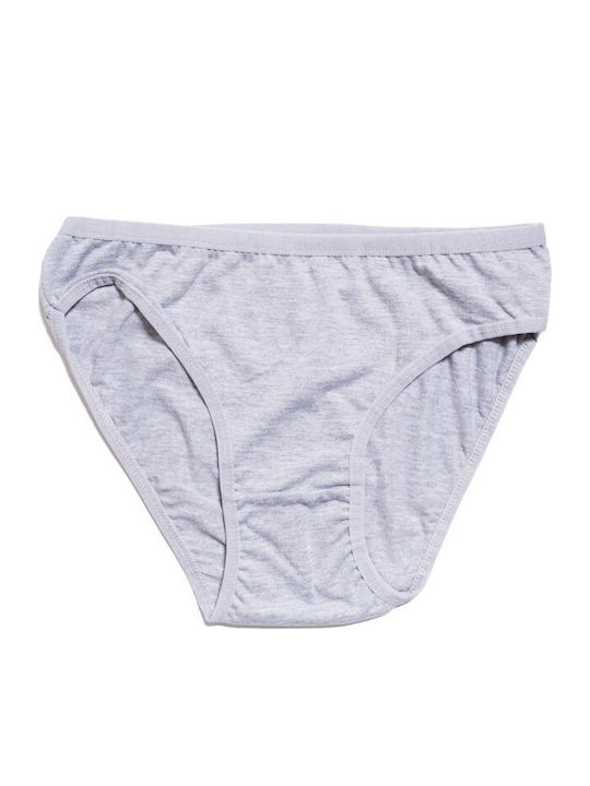 Comfort Βαμβακερό Γυναικείο Slip Γκρι