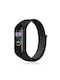 Velcro Armband Stoff Schwarz (Smart Band 7) EDA003266001H