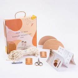 Funkyfish Macrame Kit Wood Half Round Frame Κιτ Χειροτεχνίας