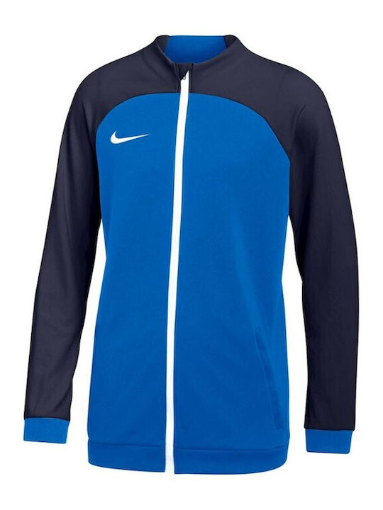 Nike Αθλητική Παιδική Ζακέτα Φούτερ Μπλε Academy Pro