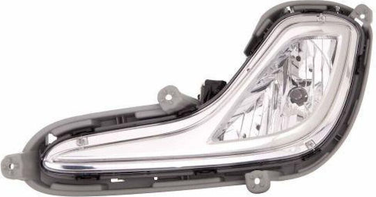 Rectangleς Foglights Car Left Hyundai Accent Export Type 2011-2014 1pcs
