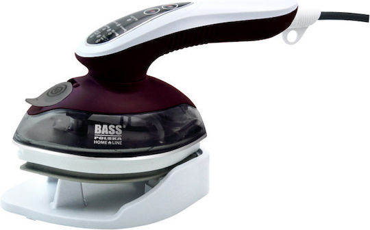 Bass Polska BP-BH10554 Ατμοκαθαριστής Ρούχων Χειρός 1200W με Δοχείο 120ml Μωβ