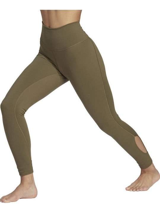 adidas Yoga Studio Yoga Leggings Khaki adidas Yoga Studio Yoga Leggings Khaki