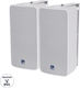 GloboStar Passive On-wall Speakers 160W FDB ES106WT (Pair) in White Color