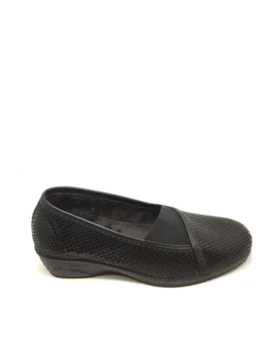 Dicas Geschlossene Damen Hausschuhe Schwarze