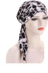 Elecool Turban Hair Headbands Black / White 1pcs