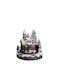 Snowy Church Christmas Illuminated Decorative Village 20.2x19.3x17.9cm