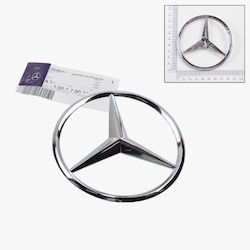 MS664 Auto-Marke Haube Logo Mercedes Logo 85mm - Mercedes Logo 85mm