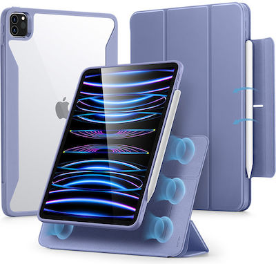 ESR Rebound Hybrid Flip Cover Piele artificială / Plastic Lavender (iPad Pro 2021 11" / iPad Pro 2022 11'')