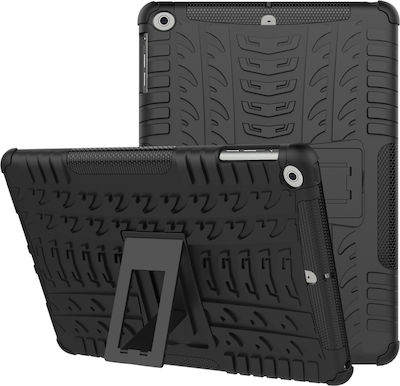 Sonique Defender Back Cover Plastic / Silicone Durable Black (iPad 2017/2018 9.7")