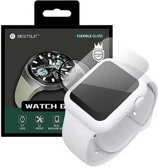 Bestsuit Flexible Hybrid Tempered Glass pentru Apple Watch 45mm 1buc