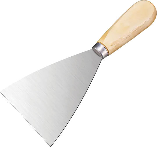 Maestro Metallischer Spatel 180x65mm mit Hölzernem Griff BF1862M