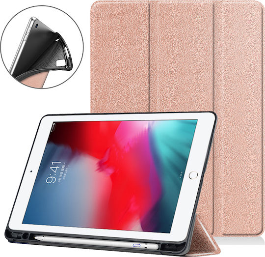 Sonique Smartcase Slim Flip Cover Durable Rose Gold Tablet Case iPad Air 2019 / iPad Pro 2017 10.5"