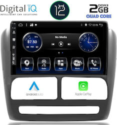 Digital IQ Car-Audiosystem für Opel Kombi Fiat Doblo 2010-2015 (Bluetooth/USB/AUX/WiFi/GPS/Apple-Carplay) mit Touchscreen 9"