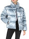 Colin's Kurz Damen Puffer Jacke für Winter Sky Blue