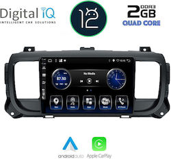 Digital IQ Ηχοσύστημα Αυτοκινήτου για Citroen / Peugeot / Toyota Jumpy / Spacetourer / Expert Traveller / Proace 2016+ (Bluetooth/USB/AUX/WiFi/GPS) με Οθόνη Αφής 9"