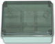 Marlanvil Surface Mounted Electrical Box Watertight IP66 Transparent