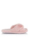 Jomix Women's Slipper with Fur In Pink Colour