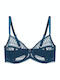 Aura Spotlight Bra without Padding Underwire Blue