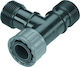 Gardena 02752-20 T Shaped Connector Pipe with Male-Female Thread