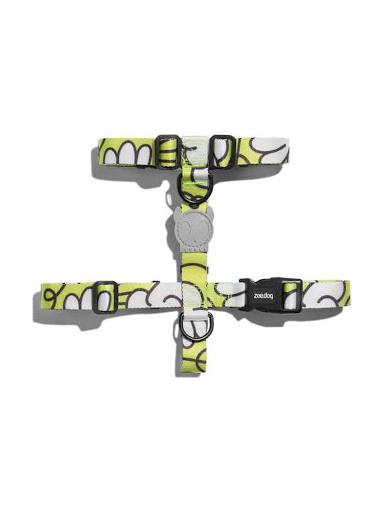 Zee-Dog Dog Harness H-Harness Smash Yellow X-Sm...