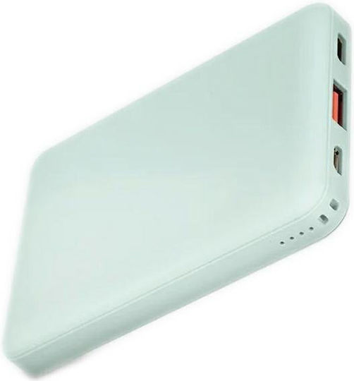 Uniq Fuele Mini Power Bank 8000mAh 18W με Θύρα USB-A και Θύρα USB-C Power Delivery Πράσινο