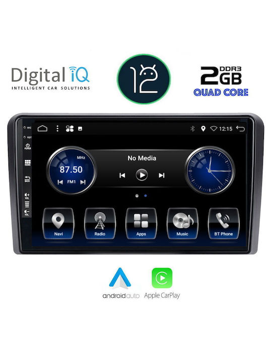 Digital IQ Sistem Audio Auto Hummer H1 H1 2007+ (Bluetooth/USB/AUX/WiFi/GPS/Apple-Carplay/Android-Auto/Partitură) cu Ecran Tactil 9"