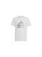 Adidas Kinder T-shirt Weiß Big Logo