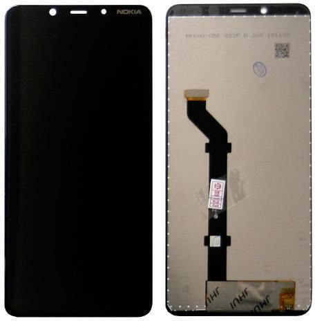 Екран със Сензорен Механизъм за Nokia 3.1 Plus (Black)