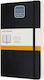 Moleskine Classic Collection Σημειωματάριο 200 Φύλλων Ριγέ με Λάστιχο Μαύρο