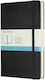 Moleskine Classic Collection Σημειωματάριο A5 Bullet με Τελείες με Λάστιχο Μαύρο