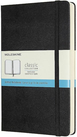 Moleskine Classic Collection Σημειωματάριο A5 Bullet με Τελείες με Λάστιχο Μαύρο