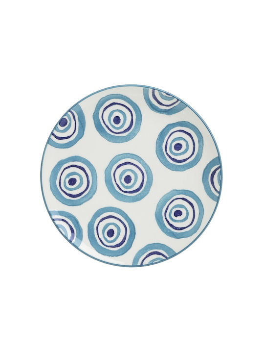 Inart Farfurie joasă Ceramică Multicolor cu Diametru 26cm