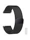Metal Bracelet Black 20mm