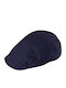 Kids' Hat Fabric Beret Blue