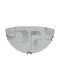 Keskor Shapes Klassisch Leuchte Wand mit Fassung E27 Silber 30x16cm