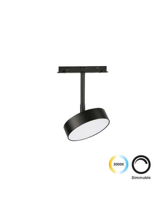 Viokef Spot Led Alb Cald Pe Negru