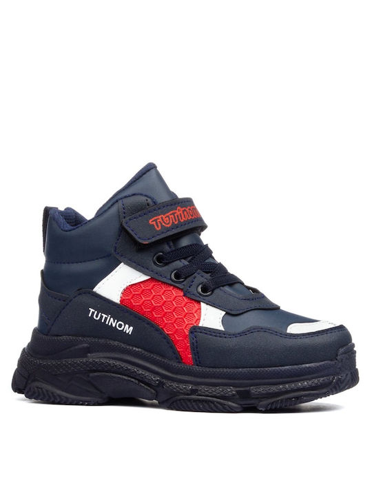 TUTİNOM CHILDREN'S BOOTS 1074 BLUE-RED