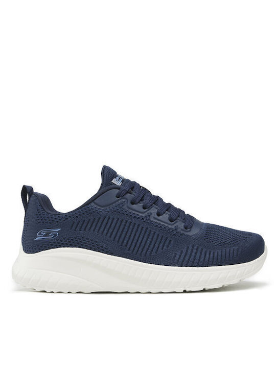 Skechers Bobs Squad Chaos Damen Sneakers Blau