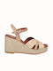 Viguera Women's Platform Beige 1902 Snake