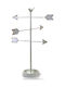 Zaros Metallic Jewellery Box Stand White 27x12.5x46cm