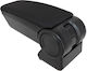 Rati Armster 3 Car Fabric Armrest for Chevrolet Trax 2013 - 2022 Black