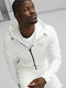 Puma Men's Sweatshirt Jacket with Hood White