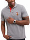 U.S. Polo Assn. Men's Short Sleeve Blouse Polo Gray