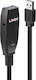 Lindy USB 2.0 Кабел USB-A мъжки - USB-A женски Черен 15м 43322