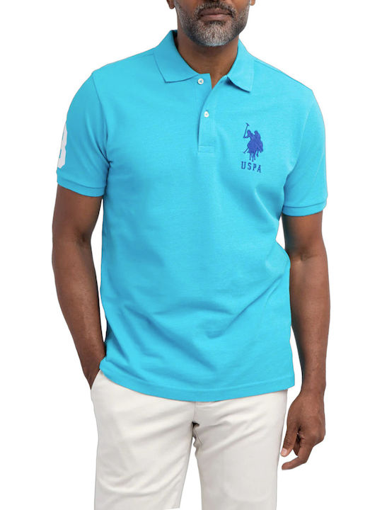 U.S. Polo Assn. Polo Μπλούζα Κοντομάνικη Τιρκουάζ