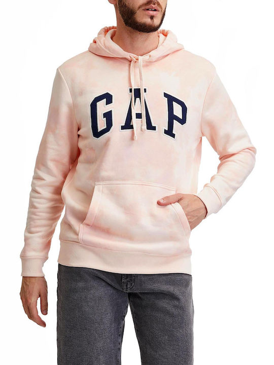 Φούτερ με Κουκούλα Light Pink