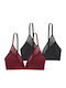 Dorina Women's Bralette Bras 2Pack